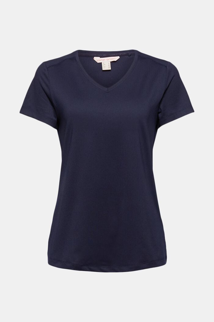 Recycelt: Active-T-Shirt mit E-DRY, NAVY, detail image number 0