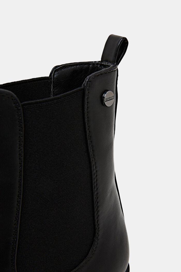 Chelsea Boots aus veganem Leder, BLACK, detail image number 3