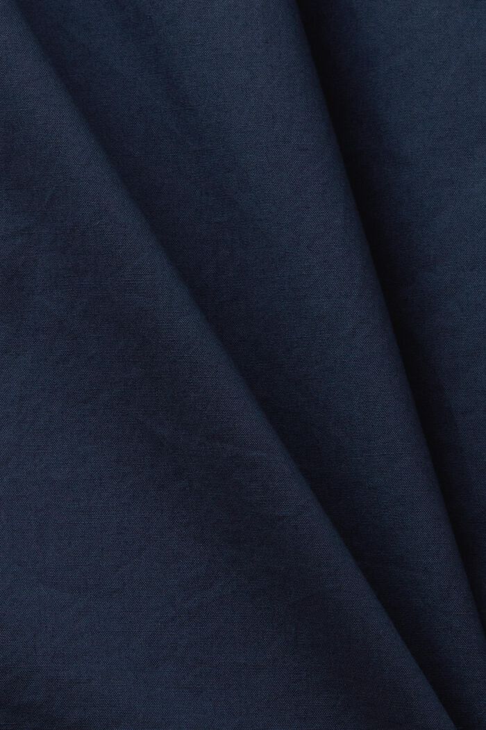 Popeline-Bluse, 100 % Baumwolle, PETROL BLUE, detail image number 5