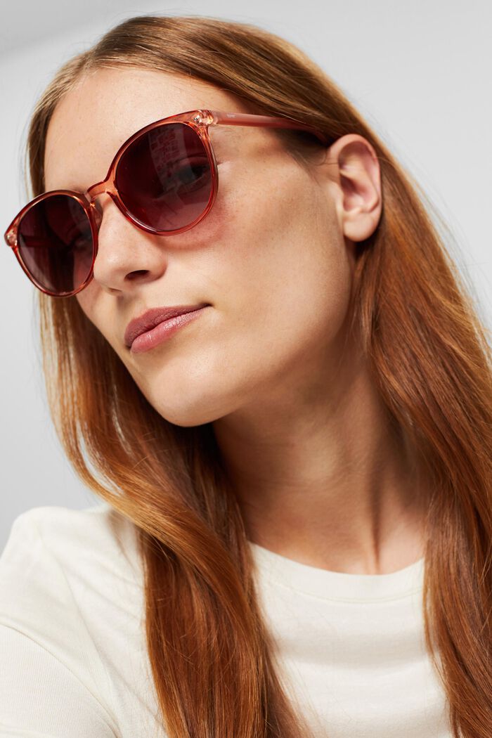 Sonnenbrille mit leichtem Kunststoffrahmen, ROSE, detail image number 2
