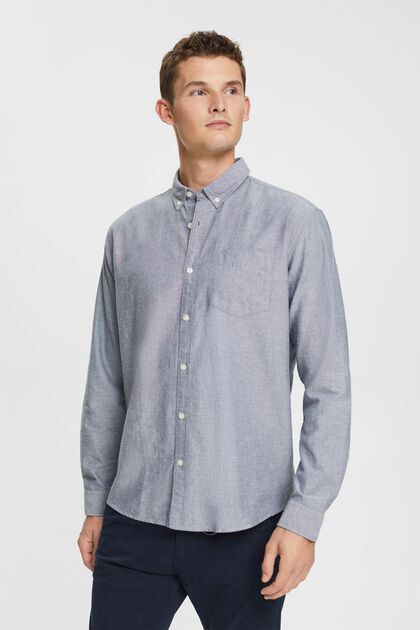 Button-Down-Hemd, NAVY, overview