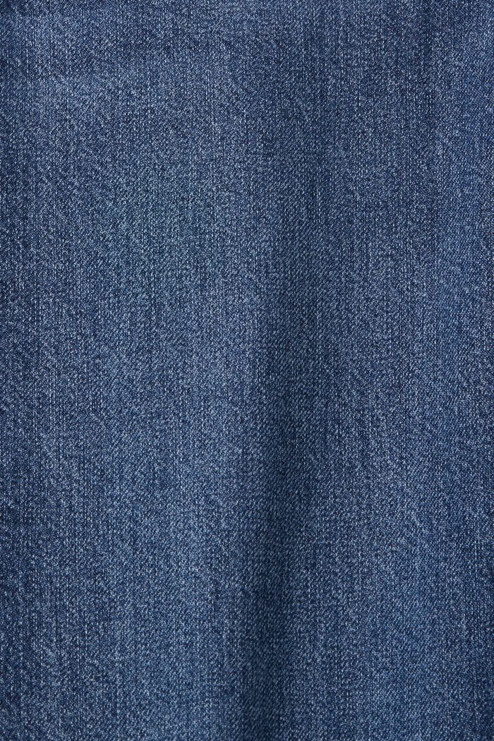 Jeans mit weitem Bein, BLUE DARK WASHED, detail image number 4