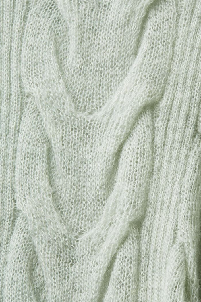 Sweaters, LIGHT AQUA GREEN, detail image number 6