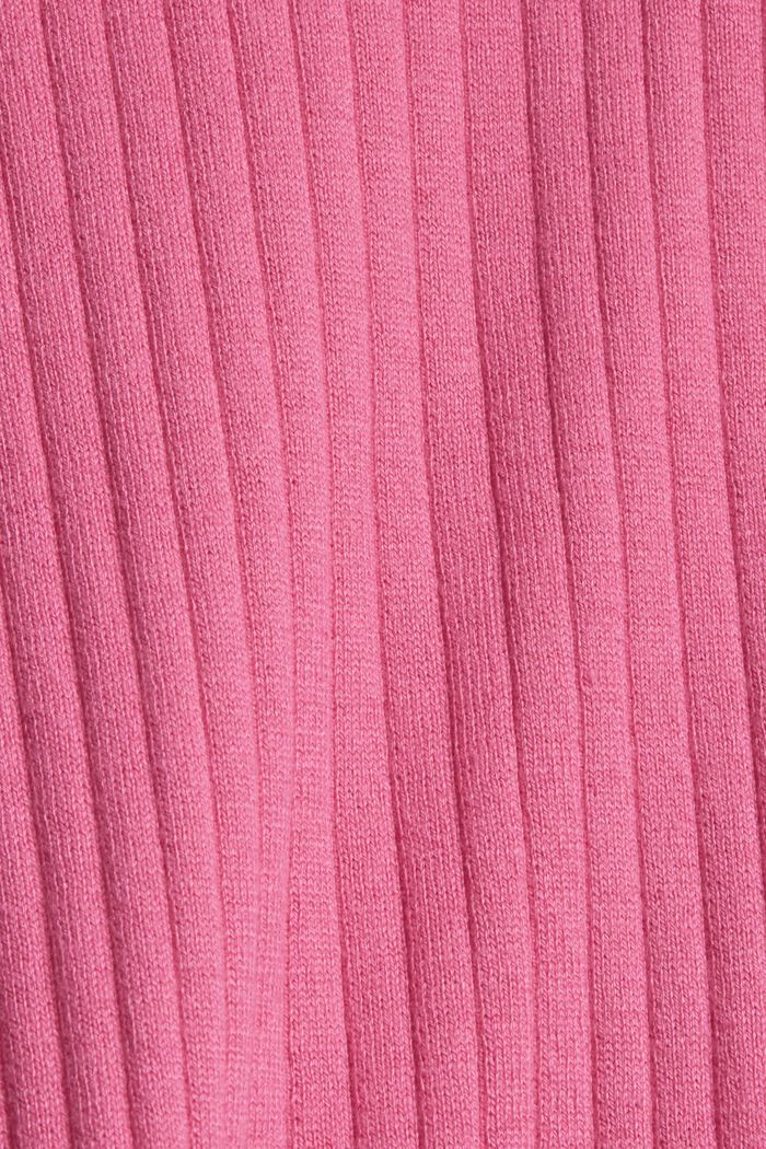 Cardigan aus 100% Organic Cotton, PINK, detail image number 4