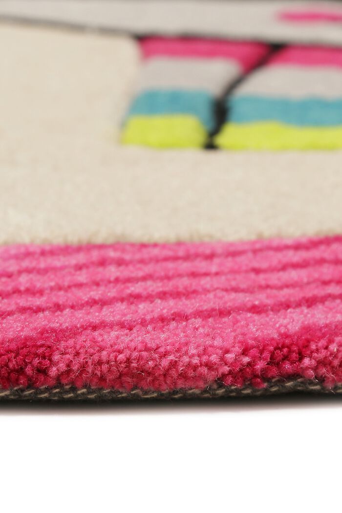 Kinderteppich mit fröhlichem Tukan, PINK, detail image number 1