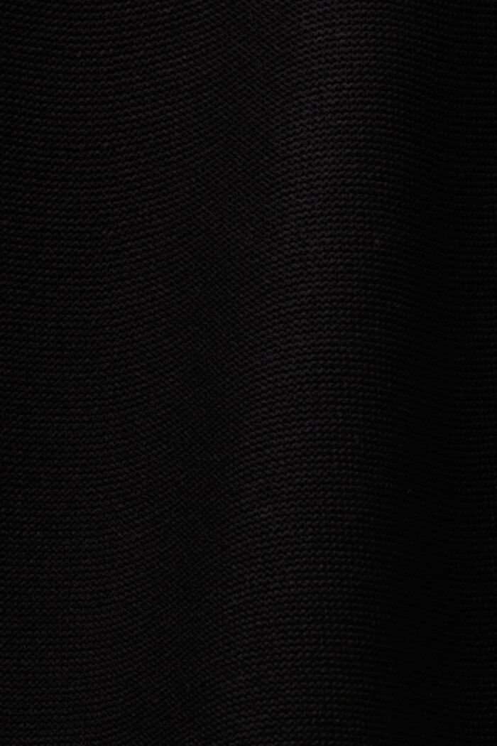 Kurzärmeliges Strickkleid, BLACK, detail image number 4