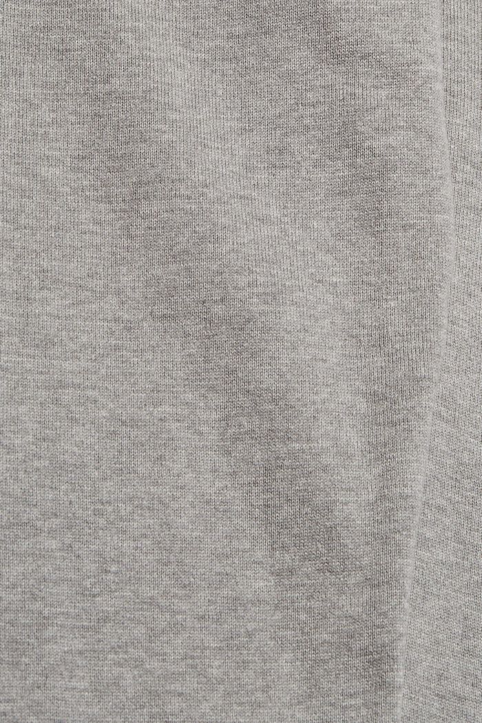 Jogginghose aus Strick, Organic Cotton, MEDIUM GREY, detail image number 4