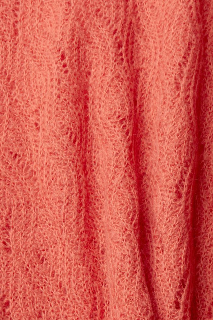 Pointelle-Pullover, CORAL, detail image number 5