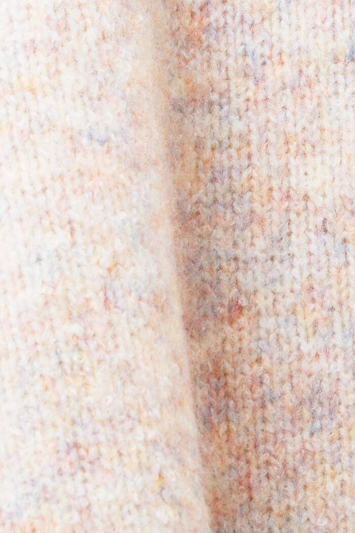 Melierter Pullover mit Stehkragen, ICE, detail image number 5