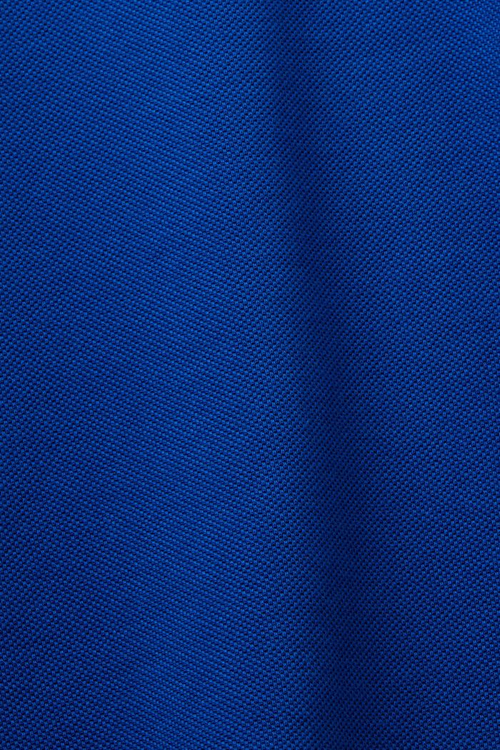 Piqué-Poloshirt aus Pima-Baumwolle, BRIGHT BLUE, detail image number 5