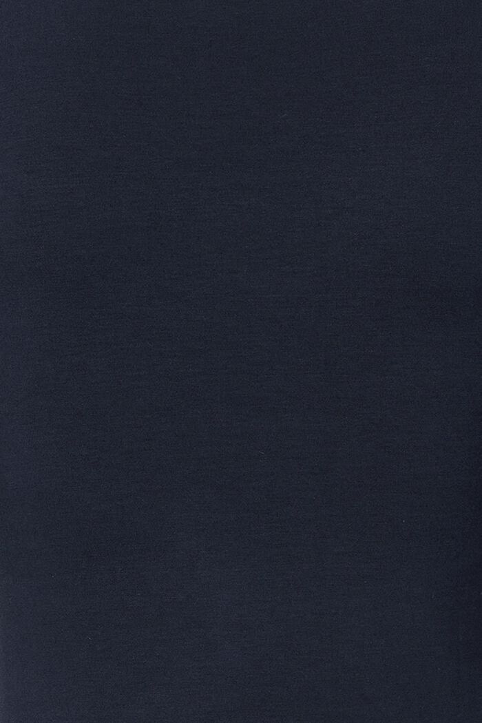 T-Shirt mit Smok-Details, LENZING™ ECOVERO™, NIGHT SKY BLUE, detail image number 2