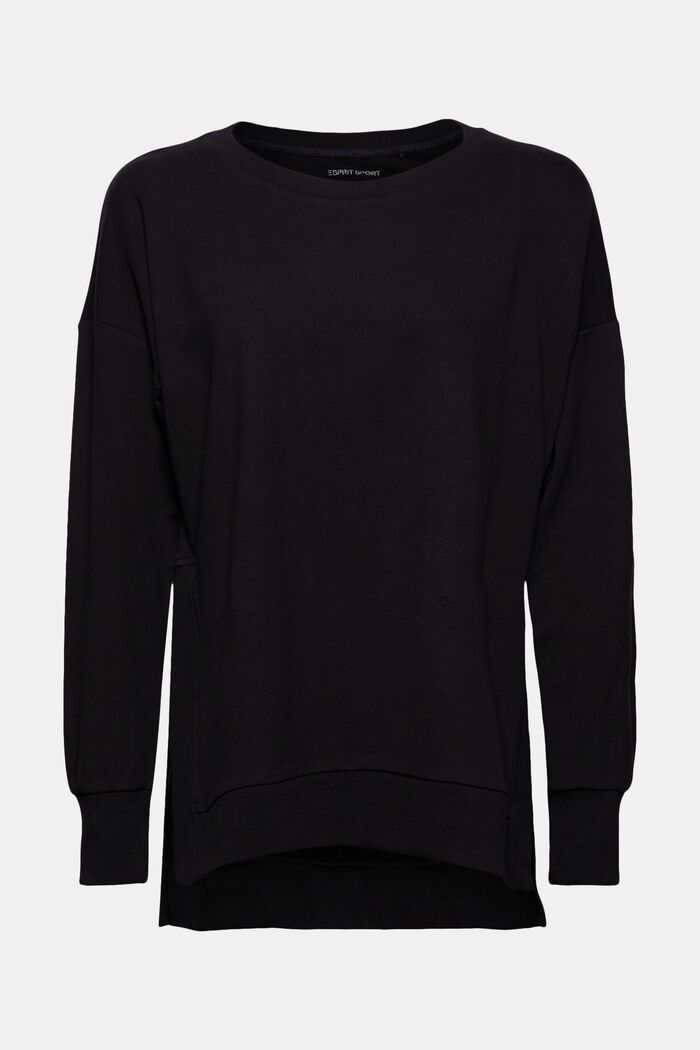 Sweatshirt aus Organic Cotton, BLACK, detail image number 5