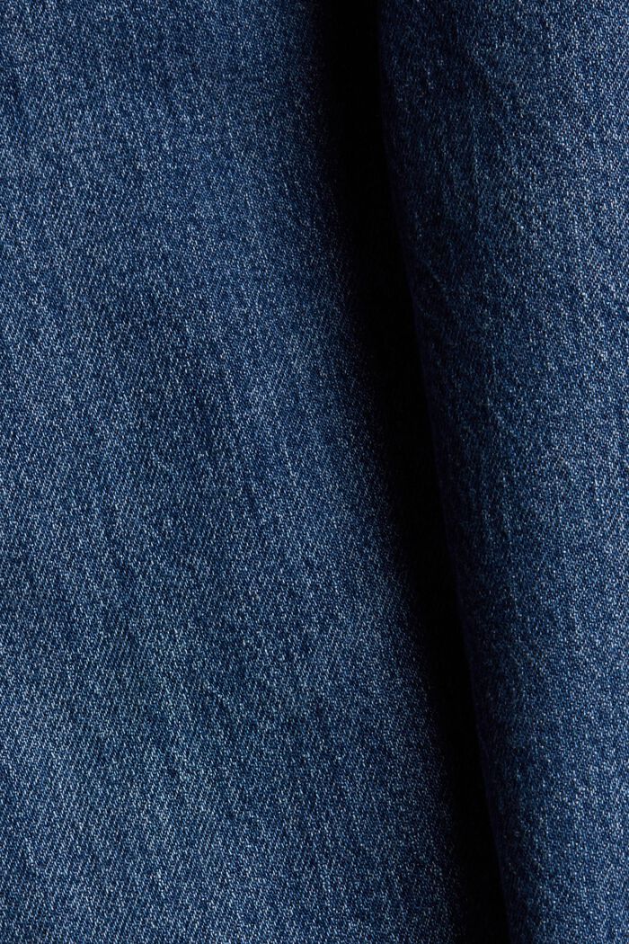 Cropped Jeans aus Baumwoll-Mix, BLUE DARK WASHED, detail image number 3