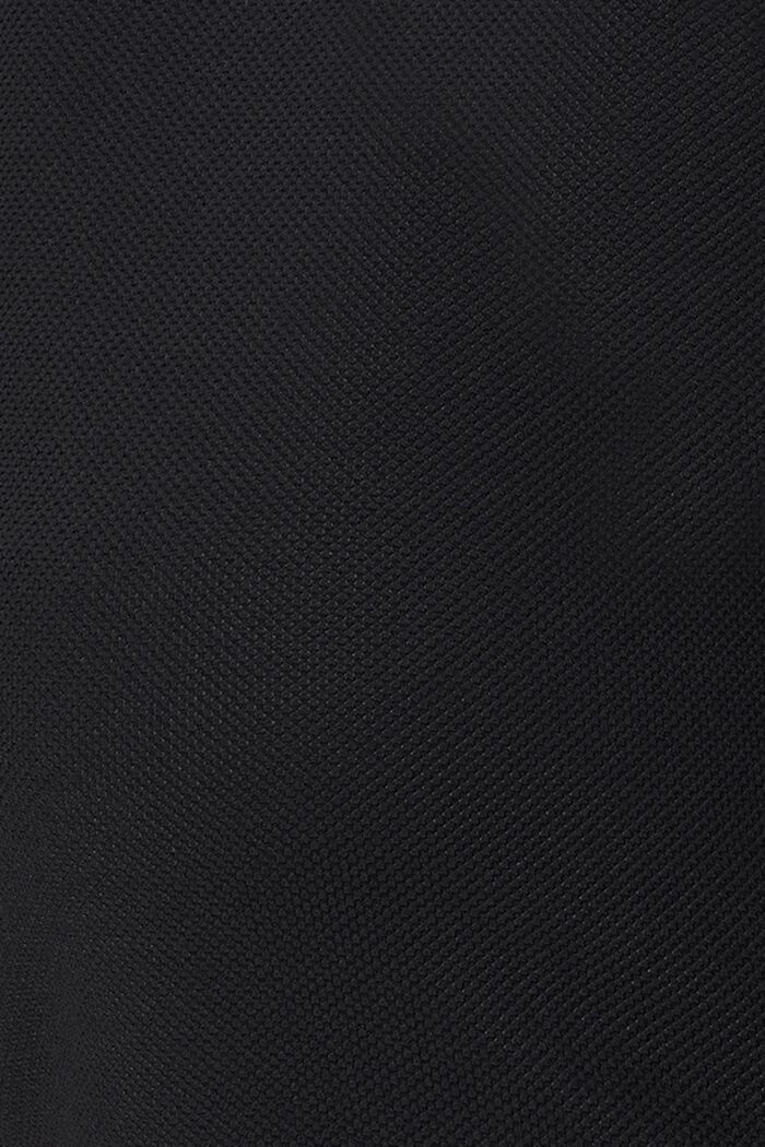 Recycelt: Strukturiertes Jerseyshirt, BLACK, detail image number 2