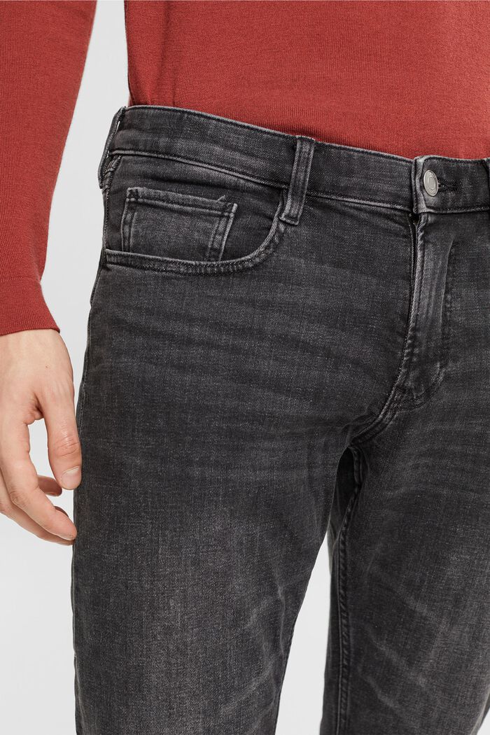 Slim-Fit-Jeans, BLACK MEDIUM WASHED, detail image number 2