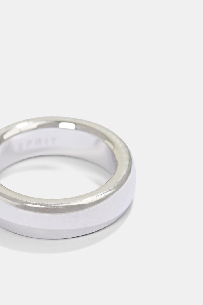 Ring aus Edelstahl, SILVER, detail image number 1