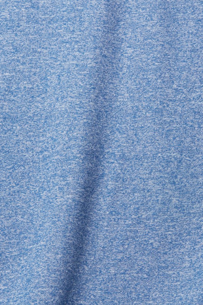 Recycelt: meliertes Jersey-T-Shirt, BLUE, detail image number 1