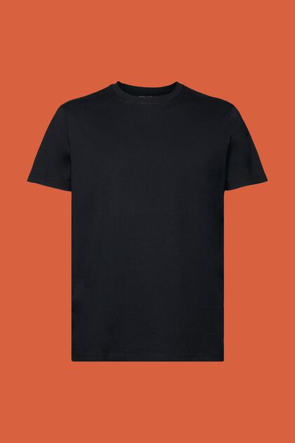 Jersey T-Shirt, 100% Baumwolle, BLACK, overview