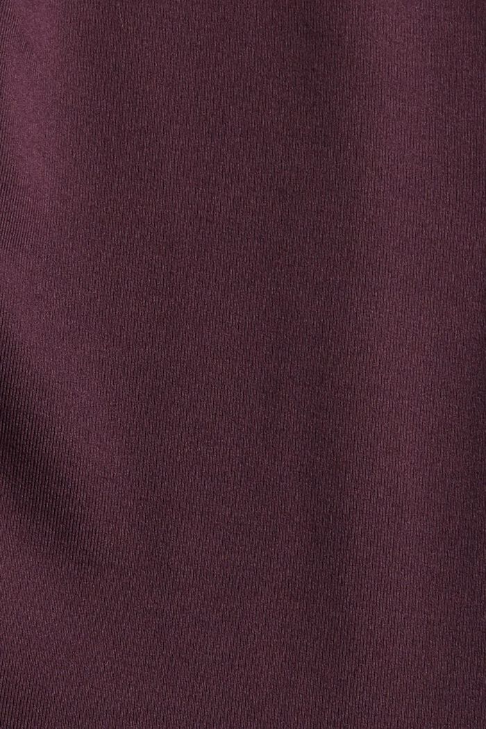 Recycelt: Active Leggings mit E-Dry, AUBERGINE, detail image number 4
