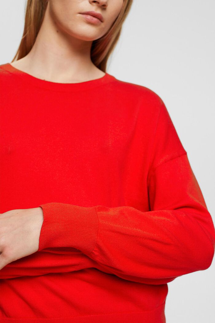 Pullover aus Strick, RED, detail image number 2