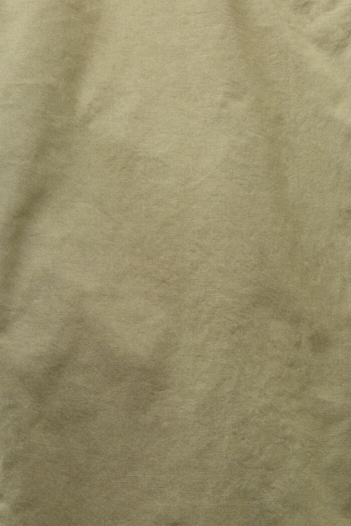 Cropped Chino aus Bio-Baumwolle, LIGHT KHAKI, detail image number 5