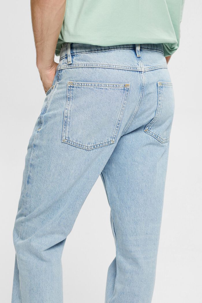 Straight Leg Jeans, BLUE BLEACHED, detail image number 2