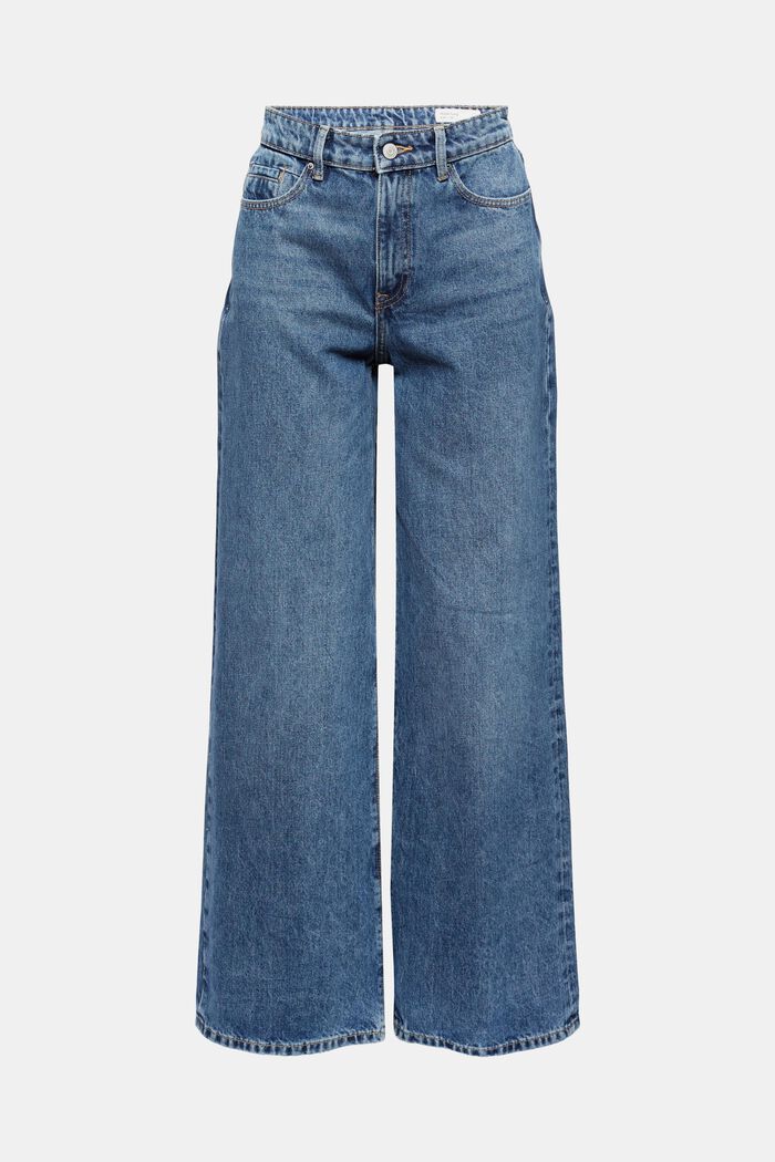Jeans mit weitem Bein, 100% Bio-Baumwolle