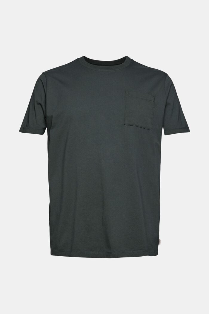 Jersey-T-Shirt mit Brusttasche