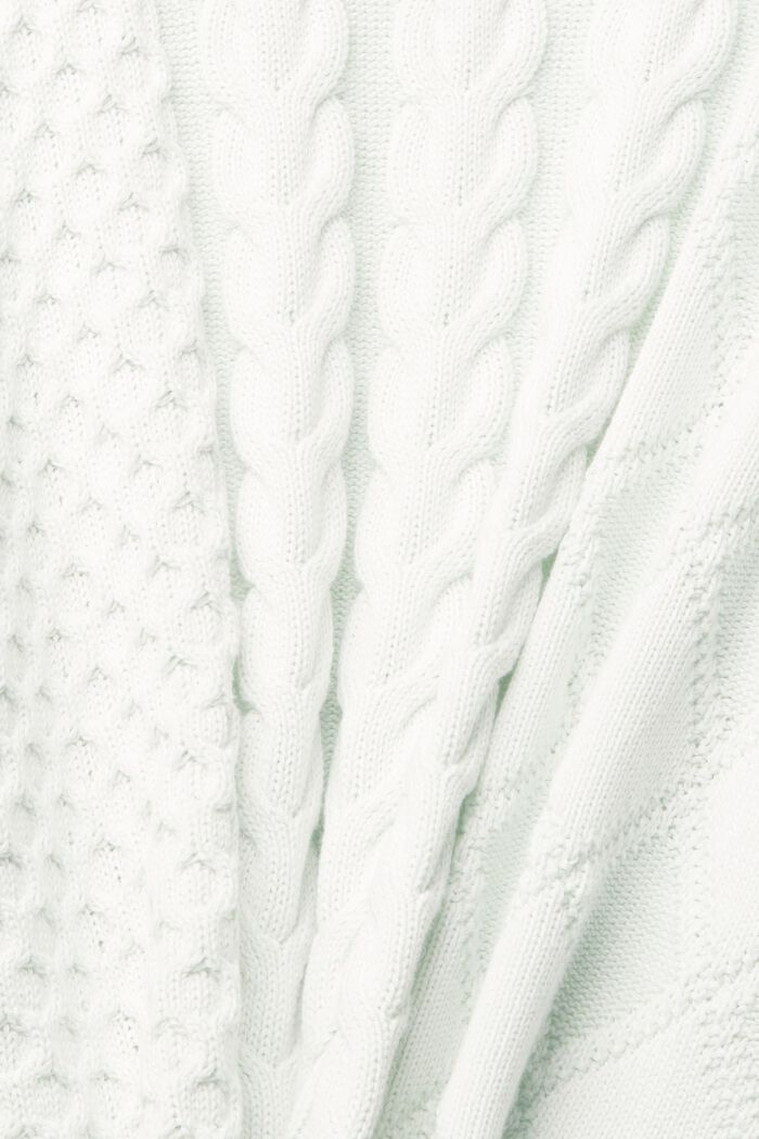 Pullover mit Strickmuster, OFF WHITE, detail image number 4