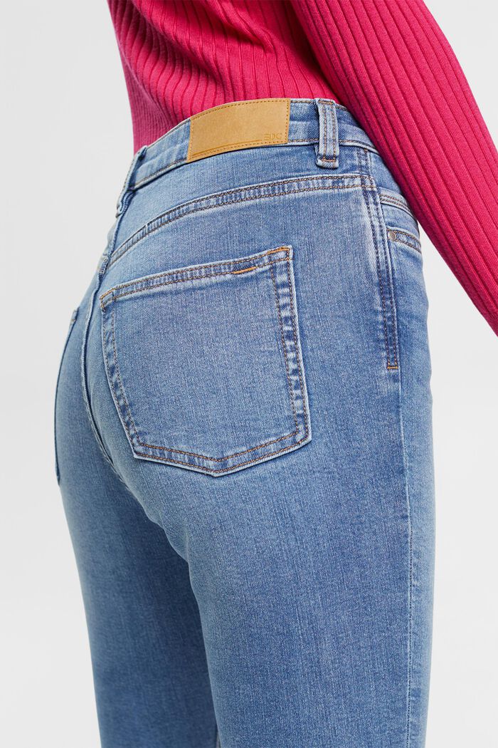 High-Rise-Jeans im Skinny Fit, BLUE MEDIUM WASHED, detail image number 3