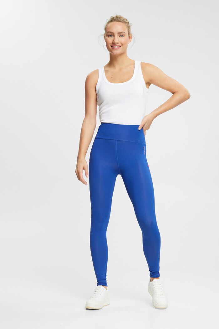 Sportleggings mit E-DRY-Finish, BRIGHT BLUE, detail image number 5