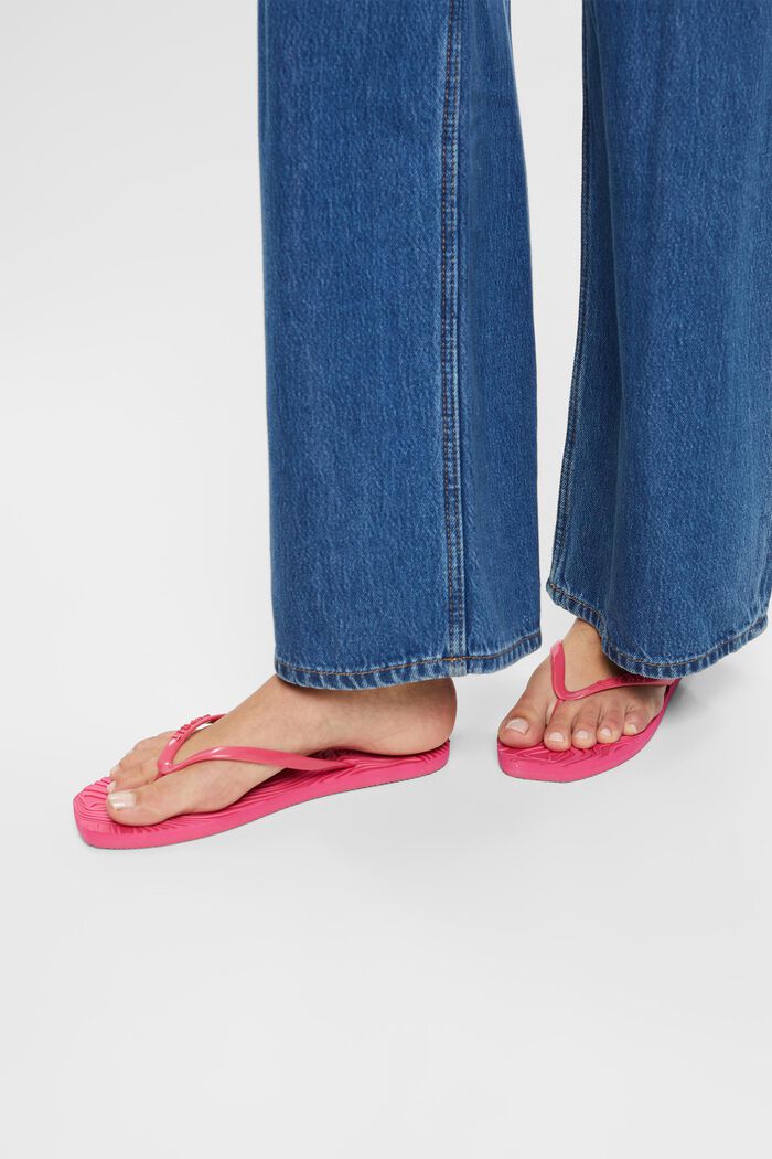 Traditionelle Slip Slops, PINK FUCHSIA, detail image number 1