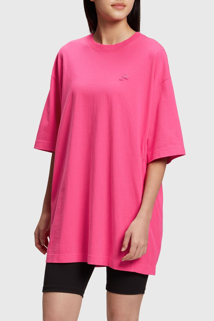 T-Shirt-Kleid mit Delfin-Patch, PINK, detail image number 5
