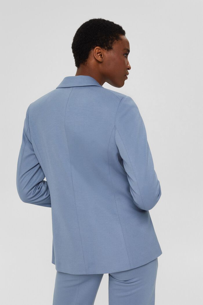 SOFT PUNTO Mix + Match Jersey-Blazer, GREY BLUE, detail image number 3
