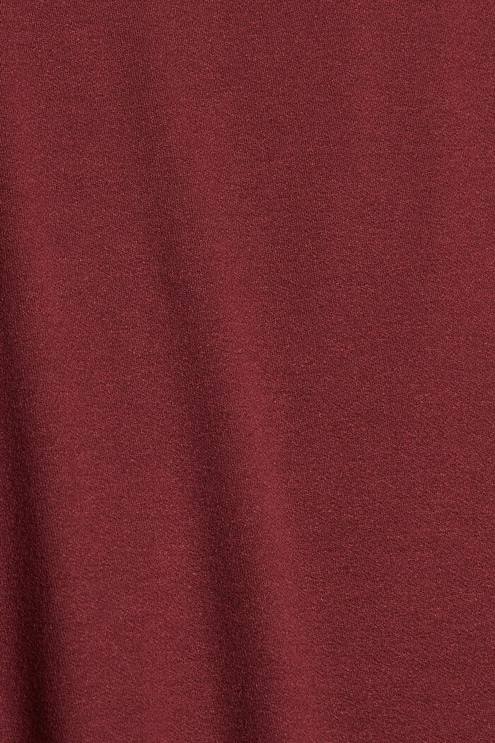Jerseykleid aus LENZING™ ECOVERO™, GARNET RED, detail image number 4