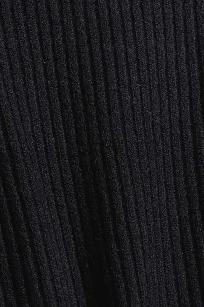 Mit Wolle: Pullover mit Ballonärmel, BLACK, detail image number 4
