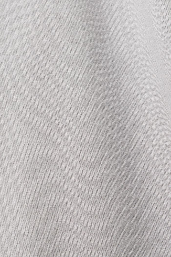 Rundhals-T-Shirt im Lagenlook, 100 % Baumwolle, LIGHT GREY, detail image number 5