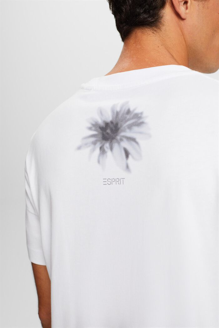 T-Shirt aus Pima-Baumwolle, WHITE, detail image number 3