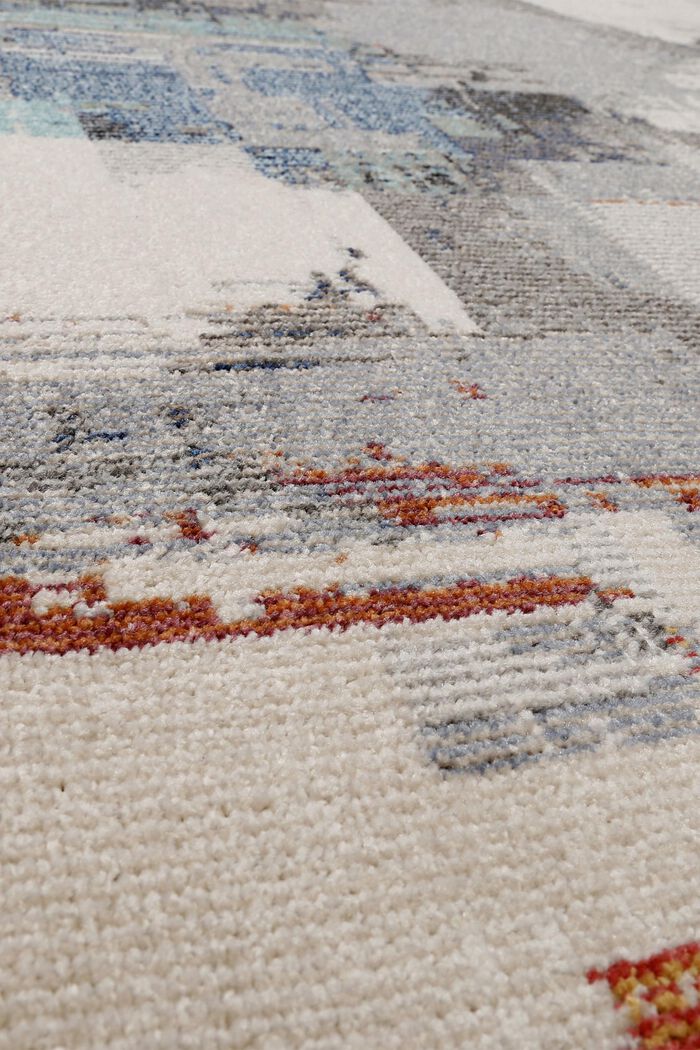 Abstrakter Outdoor-Teppich Stash, SILVER, detail image number 6