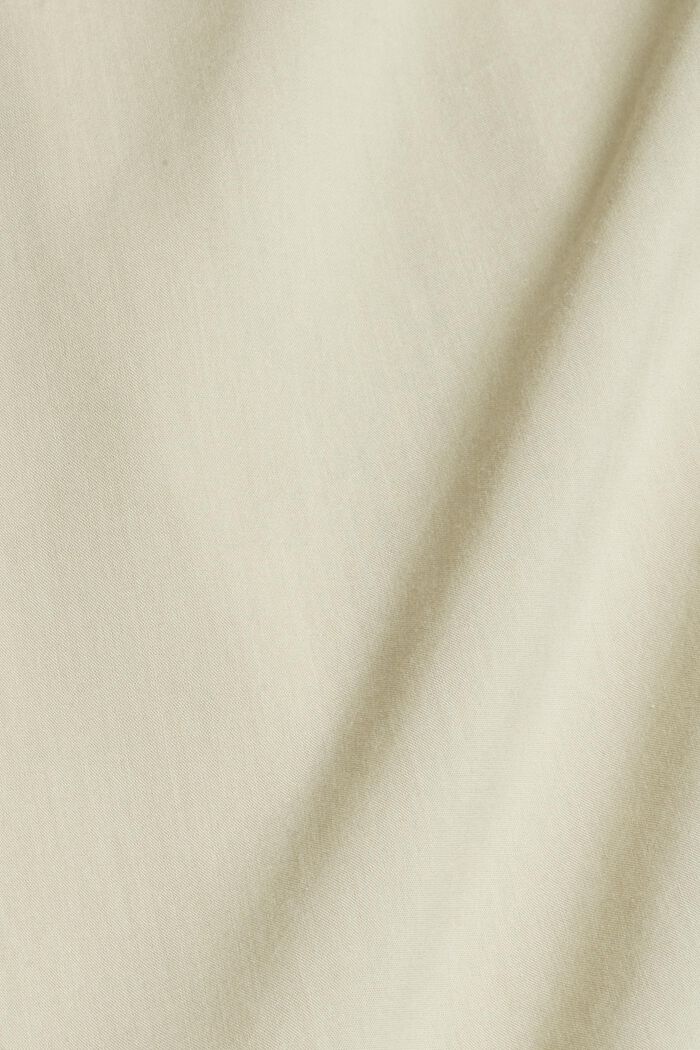 Bluse mit halblangen Ärmeln aus Baumwoll-Mix, DUSTY GREEN, detail image number 4