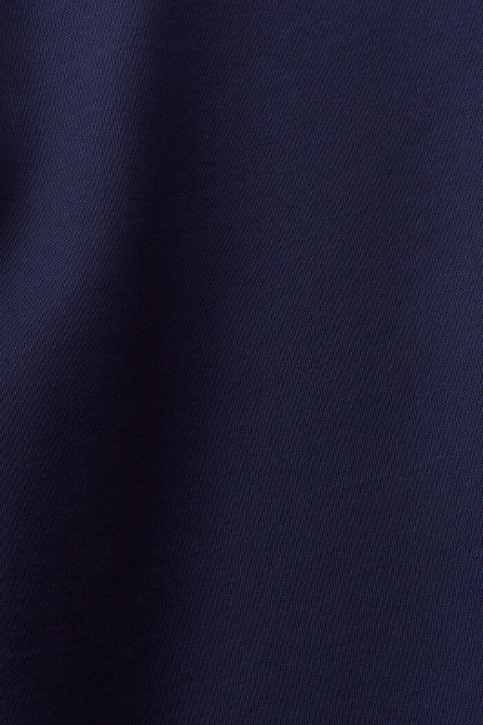 Langärmlige Satinbluse, DARK BLUE, detail image number 5