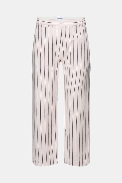 Nadelstreifen-Anzughose aus Baumwoll-Piqué