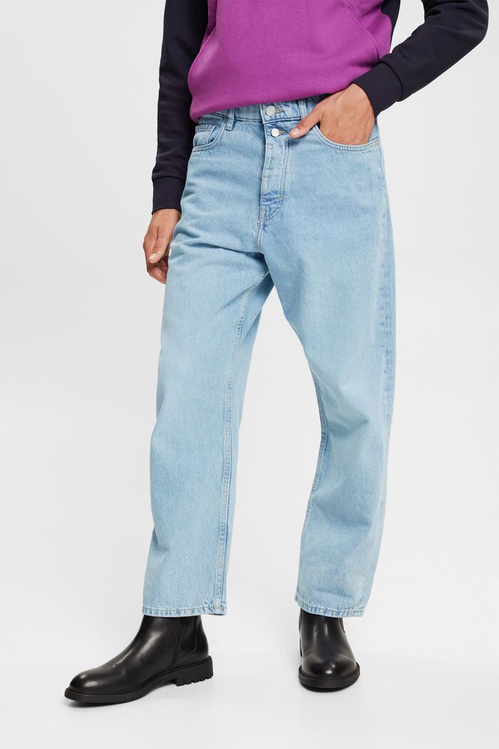 Loose-Fit-Jeans aus nachhaltiger Baumwolle, BLUE BLEACHED, detail image number 0