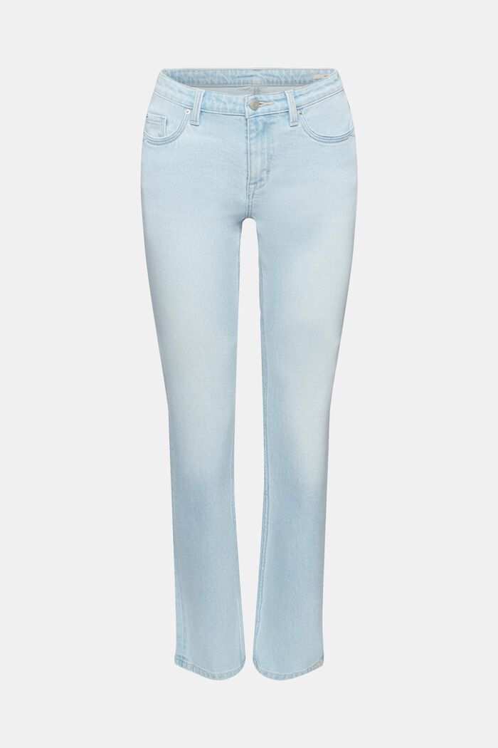 Straight Leg Jeans, BLUE BLEACHED, detail image number 6
