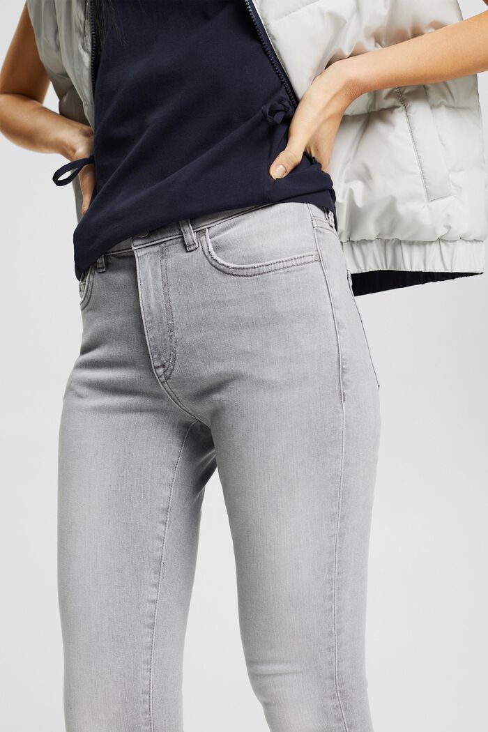 Skinny Jeans mit Superstretch, GREY LIGHT WASHED, detail image number 0