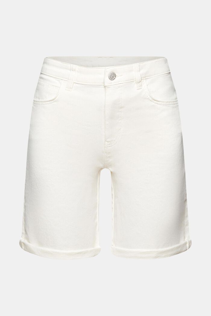 Shorts aus Baumwollstretch, OFF WHITE, detail image number 6