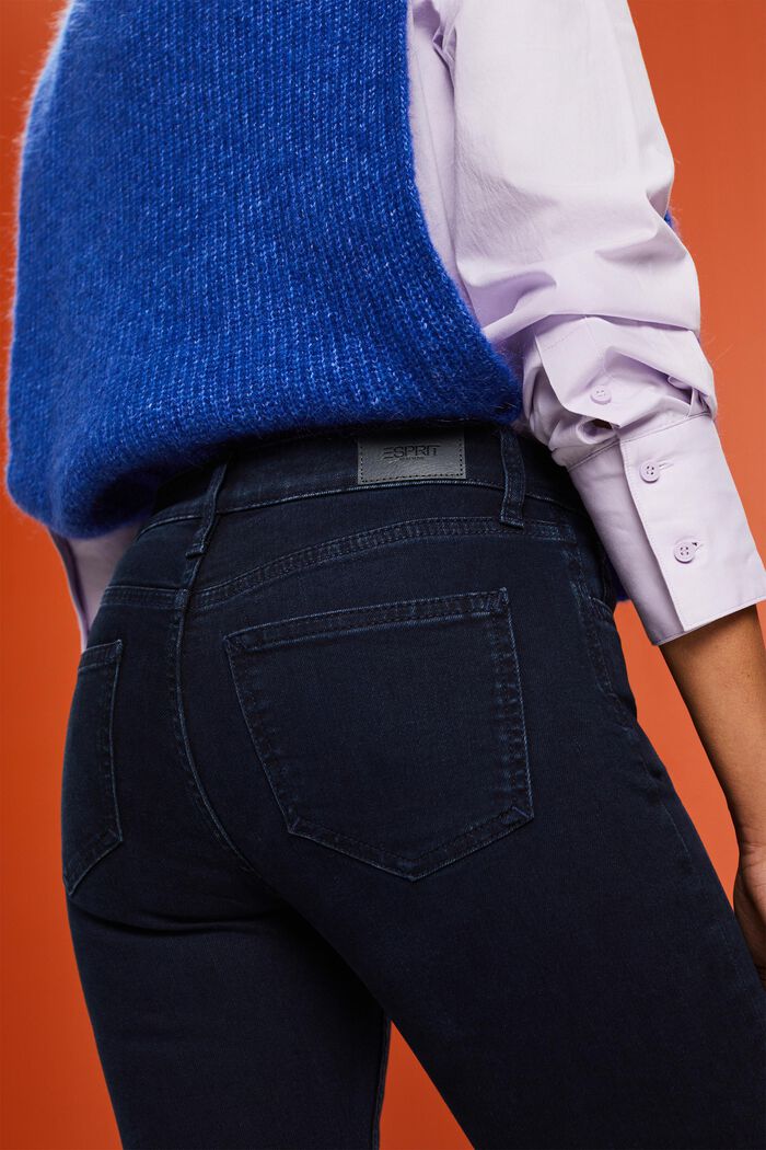 Skinny Jeans mit mittlerer Bundhöhe, BLUE BLACK, detail image number 4