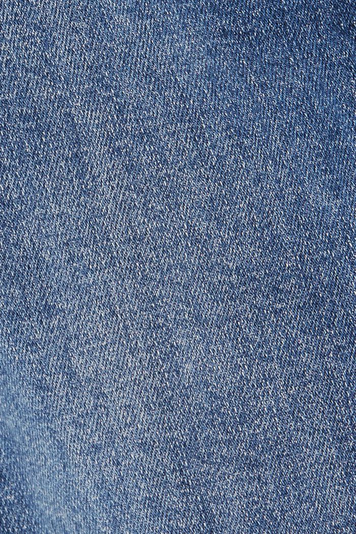 Jeans mit Knopf-Detail, Bio-Baumwoll-Mix, BLUE DARK WASHED, detail image number 4