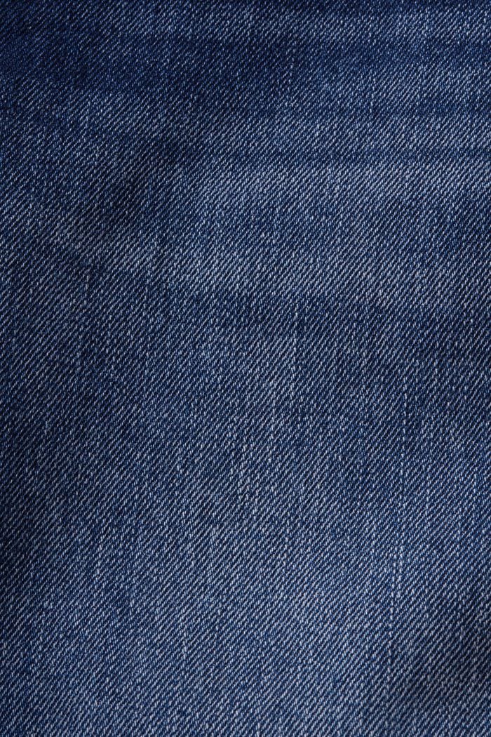 Locker geschnittene Jeansshorts, BLUE DARK WASHED, detail image number 4