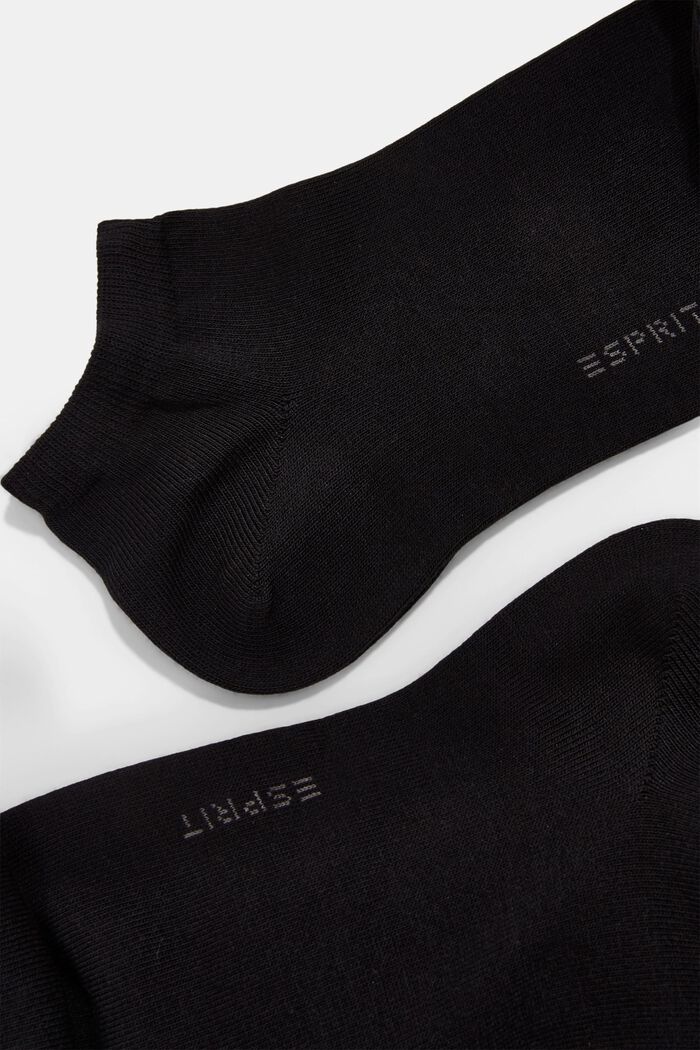 10er-Pack Sneaker-Socken, Bio-Baumwollmix, BLACK, detail image number 1